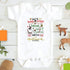 Baby Girl / boy Clothes Cute Dog Christmas Print  One-Pieces Bodysuit for Newborns Design