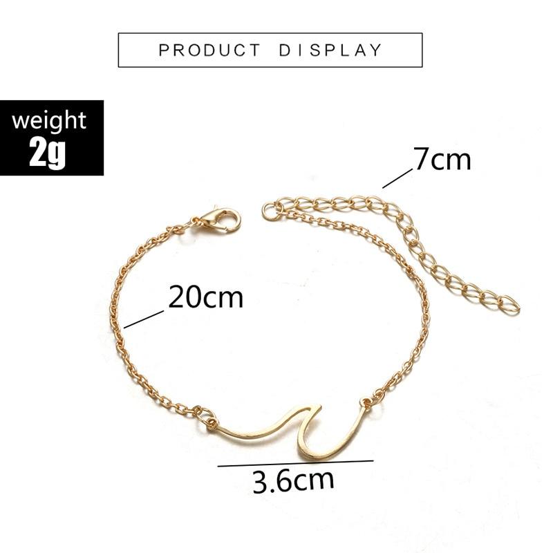 Round Beaded Bohemian Anklet For Women Accessories Gold Layers Leaf Barefoot Brecelets For WOman Legs and Sandals