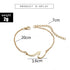 Round Beaded Bohemian Anklet For Women Accessories Gold Layers Leaf Barefoot Brecelets For WOman Legs and Sandals