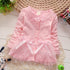 Spring baby girl Lace Coats , Baby Tops Clothing for baby Girls Cotton Coat with Long Sleeves