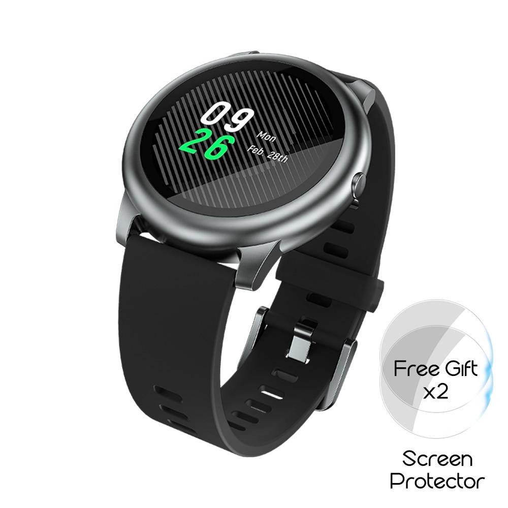 STEVVEX Solar Smart Watch  Sport Metal Heart Rate Sleep Monitor IP 68 Waterproof iOS Android Global Version