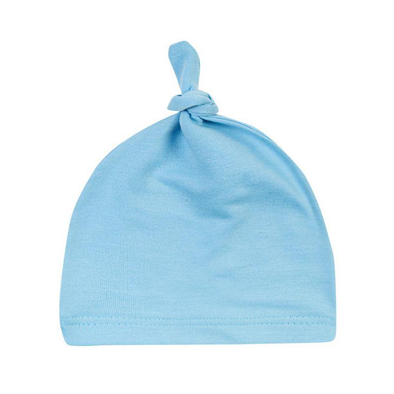 Newborn Boys Girls Beanies Caps Cute Toddler Beanie Infant Cotton Knot Sleep Hats For Kids