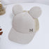 Luxury Modern Shiny Kids Baby Hat With Ear Letter Summer Baby Girl Boy Sun Hat Baseball Caps Cotton For Kids