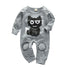 Modern Printed Baby Boys and Girls Romper Cotton Long Sleeve Jumpsuit for Infant Clothing Newborn Baby Kids