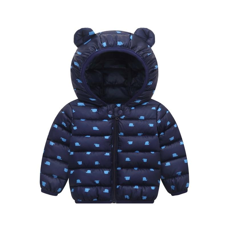 Modern Winter Baby Girls Jackets For Kids Warm Hooded Outerwear Baby Boy Jacket / Coat For Boy and Girls