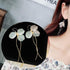 New Flower Handmade Bohemia Boho Earrings Women Fashion Long Hanging Earrings Crystal Female Jewelry Set