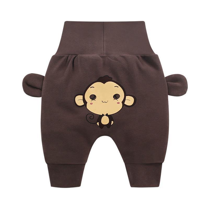 New Baby Fashion Long Pants Cartoon Animal Printing Baby Trousers Kid Wear Baby Pants  For Kids