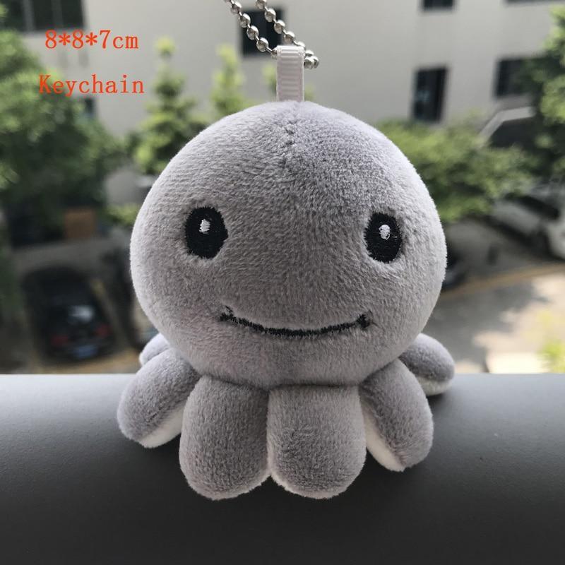 Reversible Flip Octopus Plush Stuffed Toy Soft Animal Home Accessories Cute Animal Doll Children Gifts Baby Plush Toy For Kids