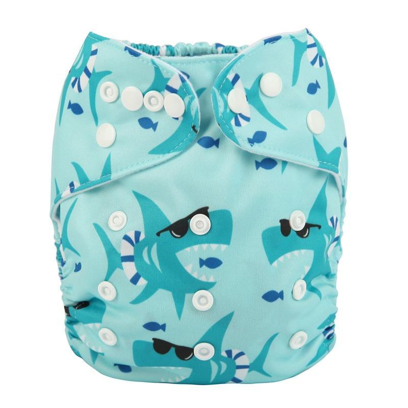 Modrn Printed Baby Pocket Cloth Diaper Nappy Reusable Adjustable Washable Nappies For Baby Boys and Baby Girls In Elegant Style