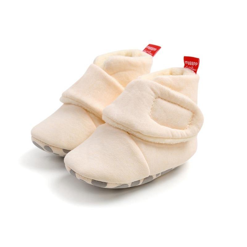 Winter Toddler Newborn Baby Crawling Shoes Boy Girl Slippers Prewalker Anti-slip Warm Infant Shoes