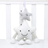 Modern Baby Development Giraffe Animal Hand Bells Rattles Handle Toys Stroller Hanging Teether Baby Toys For Kids