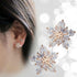 New Luxury Long Crystal Tassel In Gold Color Dangle Earrings For Women