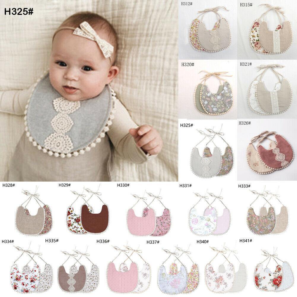 Newborn Baby Boys Girls Cute Saliva Towel Feed e Cotton Bibs Dribble Scarf For Baby Kids