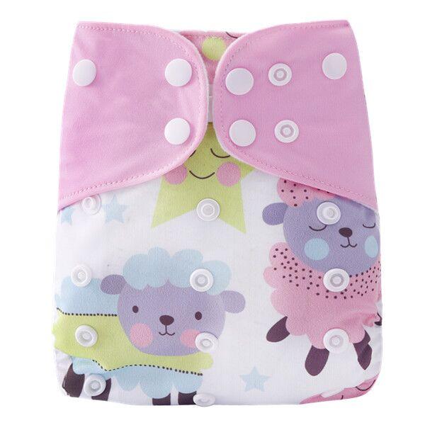 1Pcs Reusable Cloth Diaper Adjustable Baby Nappies Washable Nappy Durable Baby Diaper