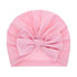 Modern Luxury Baby Girl Lovely Soft Winter Big Bow Turban Bonnet Cotton Caps For Girls Baby