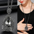 New Arrival Long Necklaces for Women 2020 Fashion Gray Crystal Choker Collier Femme Statement Necklaces & Pendants Accessories Drop Necklace Design