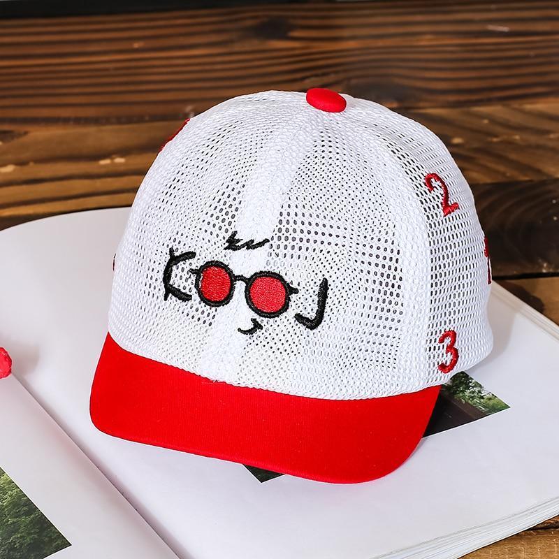 Luxury Summer Newborn Baby Sun Hat Cotton Beret Hat Cartoon Striped Bear Snapback Baseball Cap Baby Hats For girls and Boys Kids