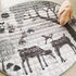 Home Nordic Forest Animals Print Baby Toddler Soft Cotton Grid Crawling Play Climbing Mat Carpet For Kids