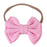 Luxury Cute Baby Girl Headband Ribbon Elastic Rope Big Bow Hair Band Candy Color Pony Tail Ties Ropes For Girls