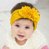 Cute 1PCS Baby Girls Lotus Flower Nylon Headband Knot Elastic Newborn Toddler Headwraps Kids Hair Accessories Gifts