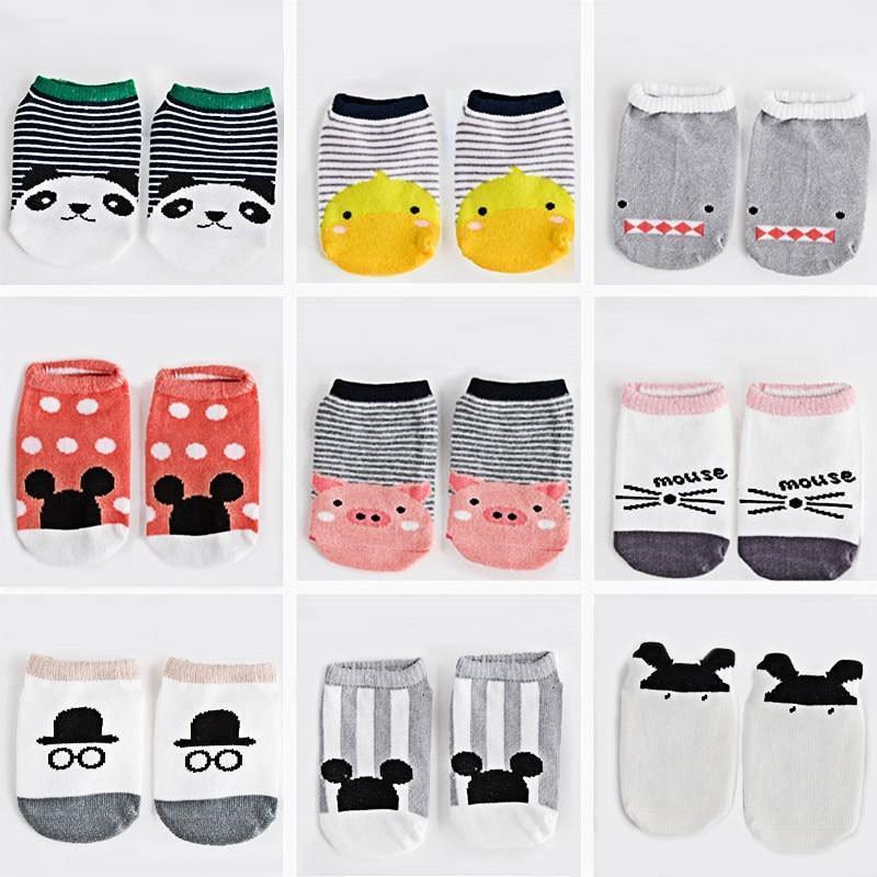 Elegant Printed Baby Anti Slip SocksBaby Toddler Low Cut Socks For Boys and Girls Kids