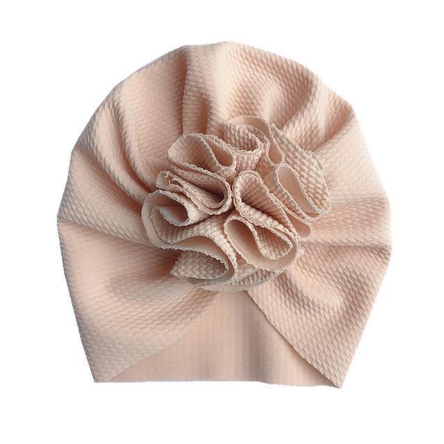 Flower Baby Hat Soft Cotton Hat Turban for Baby Girl Infant Toddler Newborn Baby Cap Headwraps