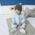 Newborn Baby Clothes Dinosaur Print Baby Boy Romper Warm Infant Soft Fleece Jumpsuit For Winter