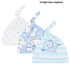 Printed Baby Hats & Caps For Newborn Baby Accessories In Elegant Modern Design Set Of 3PCS For Baby Kids