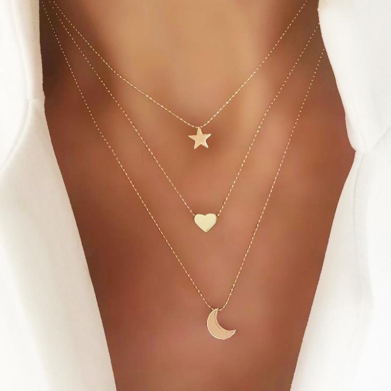 Modern Luxury Design Cross Gold Pendant Necklaces For Women In Gold Modern Jewelry Style