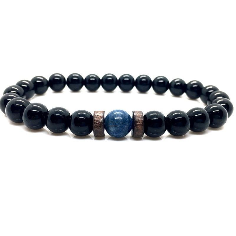 Lava Stone Men Wrist  Bracelet Natural Moonstone Bead Tibetan  Chakra Diffuser Bracelets For Men Jewelry Cool Gifts