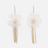 New Modern Irregularity Resin Flower Drop Earrings Stylish Wedding Jewelry For Women Handmade Elegant Earring