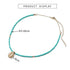 Handmade Shell Pearl Green Rhinestone Shell Choker Necklace for Women In Summer Trendy Style