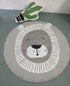 Creative Elephant Design Baby Play Mat  Round Carpet Cotton Animal Play Mat Newborn Infant Crawling Carpet For Baby Kids