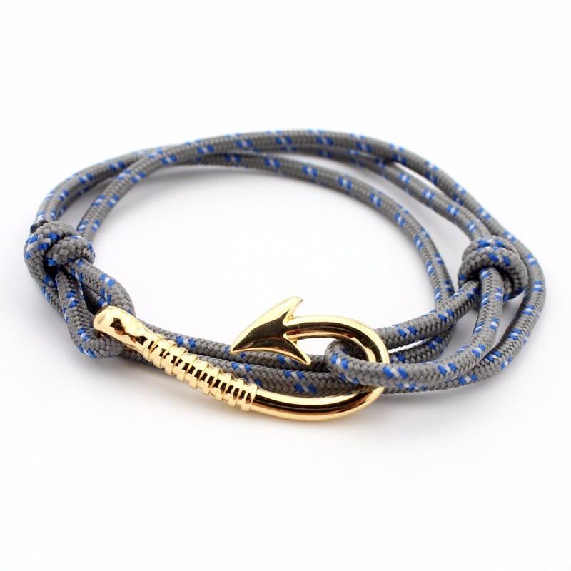 Fashion Hot Multilayer Rope Bracelet hope Anchor Sailor Anchor Bracelets  For Men and  Women Best Gift Hook Bracelet