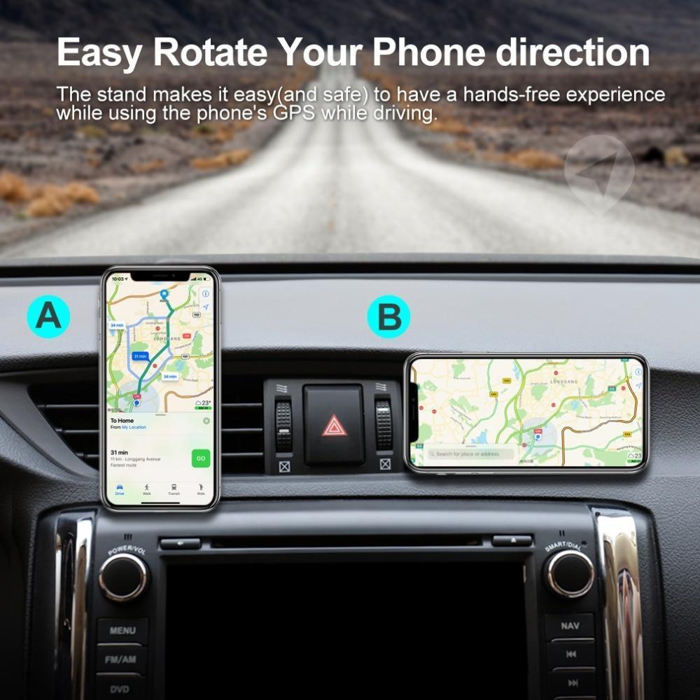 Magnetic Car 360 Degree Rotation Phone Holder Magnet Mount Car Holder For Car Phone Stand