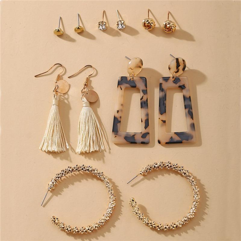 Elegant Plain Gold Metal Pearl Hoop Earrings In Fashion Big Circle Style For Women