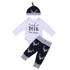 Newborn Baby Boy Clothes Costume Little Man Romper+Deer Leggings+Hat Warm Outfit Baby Boy Infant Clothes In elegant Modern Design