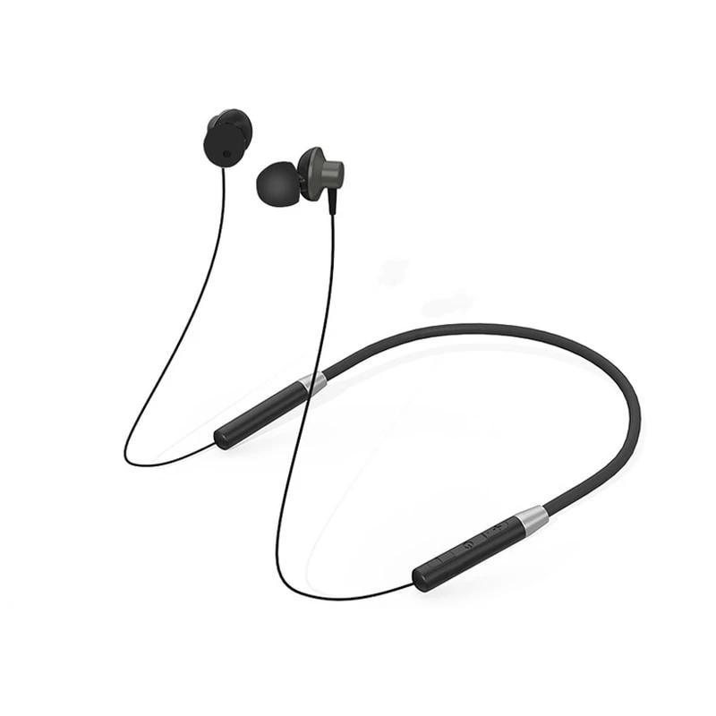 STEVVEX Earphone Bluetooth5.0 Wireless Headset Magnetic Neckband Earphones IPX5 Waterproof Sport Earbud with Noise Cancelling Mic