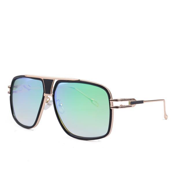 NEW Elegant Luxury Trend Driving Sunglasses  Gold Big Frame  Oversized Square For Man and  Women Sunglasses