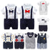 Modern Luxury New Born Baby Summer Gentleman Rompers for Baby Boys Cotton Jumpsuit 0-12M