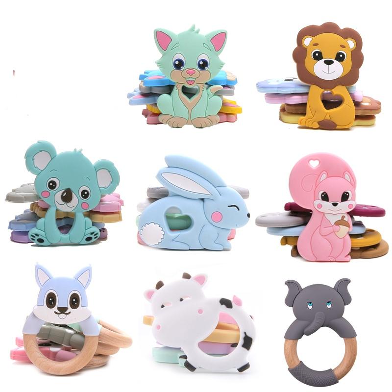 Silicone Baby Teether Toddler Toy,  Stroller Accessories For Pacifier Chain Owl Food Grade Toys Baby Teether