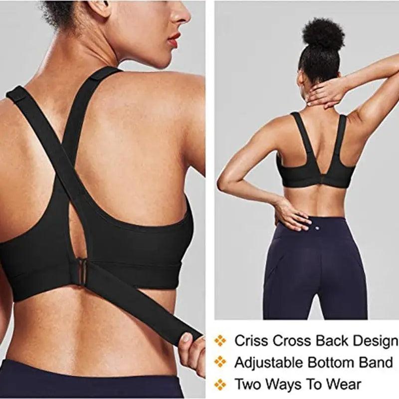 Adjustable Woman Modern Sports Bra Sportswear Crop Top Belt Zipper Yoga Running Comfortable Bras Push Up Gym Equipment - STEVVEX Sport - 728, adjustable bra, adjustable bras, adjustable sport bras, gym bra, gym bras, Gym equipment, gym sport bra, Sportwear, woman, woman bra, woman bras, woman equipment, woman gym equipment, woman sport bra, woman sport bras - Stevvex.com