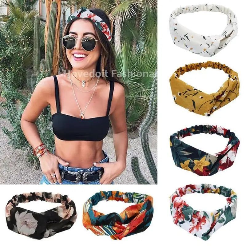 Amazing Colorful Bandana For Women And Girls Summer Hair Bands Print Headbands Vintage Cross Turban Bandanas HairBands Hair Accessories - ALLURELATION - Amazing Colorful Bandana For Women, Bandana, best selling headband, Cross Turban Bandanas, elegant hairbands, fashionable hair band, Hair Accessories, Hair Bands for Girls, HairBands, Headbands, Luxury style bandana, party wear scarf, stylish Bandana, summer hair bands, Top quality Hair bands, top quality scarf, Vintage Style Women's Bandana- Stevvex.com