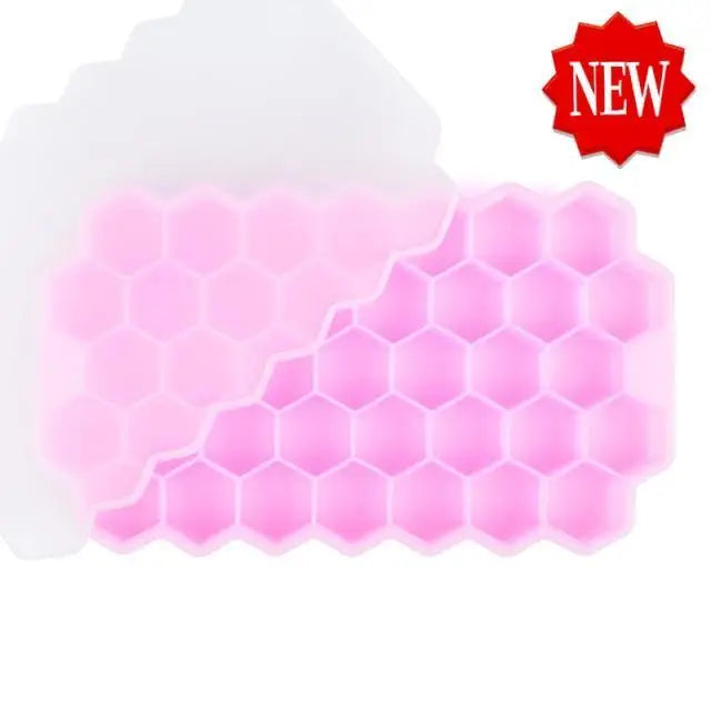 Amazing Honeycomb Ice Cube Trays Reusable Silicone Ice cube Mold Free Ice maker with Removable Lids - Stevvex - 501, Best Quality Kitchen tool, Best selling kitchen tools, High Quality Kitchen Gadget, Hot Selling kitchen tool, Ice ball Cube, Ice Cube maker, Ice Tray, Kitchen, Kitchen Accessories, Kitchen Appliances, Kitchen Gadget, Kitchen Gadgets, Kitchen Tool, Kitchenware - Stevvex.com