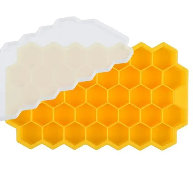 Amazing Honeycomb Ice Cube Trays Reusable Silicone Ice cube Mold Free Ice maker with Removable Lids - Stevvex - 501, Best Quality Kitchen tool, Best selling kitchen tools, High Quality Kitchen Gadget, Hot Selling kitchen tool, Ice ball Cube, Ice Cube maker, Ice Tray, Kitchen, Kitchen Accessories, Kitchen Appliances, Kitchen Gadget, Kitchen Gadgets, Kitchen Tool, Kitchenware - Stevvex.com