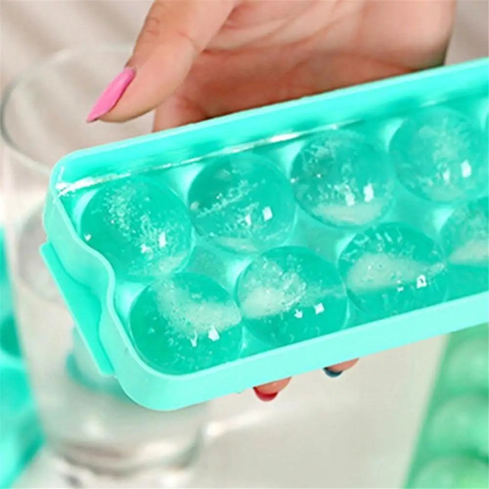 Amazing Plastic Molds Ice Tray 14 Grid 3D Round Ice Molds Home Bar Party Use Round Ball Ice Cube Makers Kitchen Ice Cream Moulds - ALLURELATION - 14 Grid 3D Round Ice Molds, 501, Ball Ice Cube, Best selling ice maker tray, EASY TO USE AND CLEAN, Home Bar Party Use, Ice Cream Moulds, Ice Tray, Kitchen Accessories, Kitchen Tool, Kitchenware, Party Use Round Ball Ice Cube, Plastic Molds Ice Tray, top quality ice maker tray, unique design ice maker tray - Stevvex.com