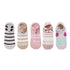 2021  Animal Cotton Socks Female Cat With Dog Summer Short Sock Slippers Women Casual Soft Funny Boat Socks - Treko - - Stevvex.com