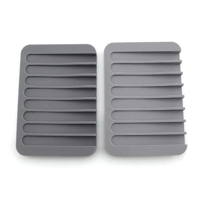 Anti - Skidding Home Improvement Silicone Flexible Bathroom Fixtures Bathroom Hardware Tray Soap Dish for Shower