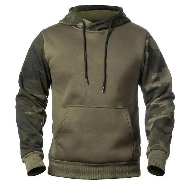 Hot 2021 Army Green Men Military Hoodies Autumn Winter Hooded Sweatshirts - Treko - Casual Tracksuit, Cool Fashion, Cool Hoodies, Hoodies, Jaket Hoodies, Loose Hoodies, Luxury Hoodies, Male Fashion, men fashion, Men Hoodies, Modern Hoodies, Multi Pockets Hoodies, New Hoodies, Stylish Hoodies- Stevvex.com