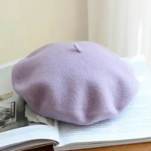 Autumn Winter Hat 100% Pure Wool For Winter  Women Painter Hat Vintage Girls For Casual Wear  Female Warm Walking Cap - Treko - 2021 hats, 2021 trends, birthday gifts, birthday hats, comfortable hats, fashion 2021, fashionable hats, fashionable hats 2021, HAT, hats, hats 2021, hats for winter, hats for women, new  trendy hats, new trend 2021, stylish hats, trends 2021, trendy hats, trendy winter hats, winter hats, winter hats for women, wints hats- Stevvex.com